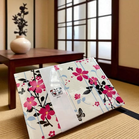 【即日発送】B5見開き御朱印帳　24山　きなり和紙　neneバンド付き