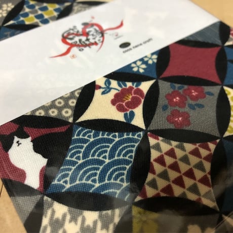 通常御朱印帳　18×12㍉　ねこちゃん🐈‍⬛ ͗ ͗〰︎︎❤︎　きなり和紙　24山　バンド付き