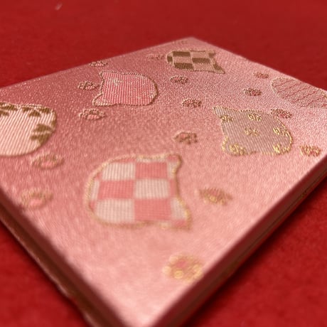 ハーフ御朱印帳 【縦9×横12㌢】 白和紙　 24山      バンド付き