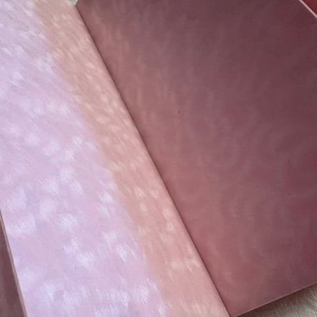 お結び帳　縦18×横8センチ　24山  【桃梅紙】