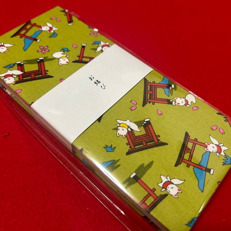 お結び帳　縦18×横8センチ　24 山     きなり和紙