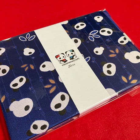【リトル帳】白和紙　ロイヤルパンダちゃん🐼💕 24山 バンド付