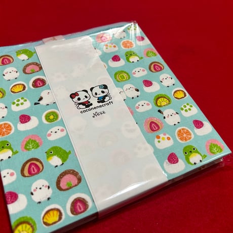 もっとラジキュー❤️新商品❤️ 15×15㌢　24山　白和紙　バンド付き
