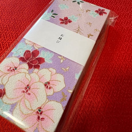 お結び帳　縦18×横8センチ　24 山   きなり和紙
