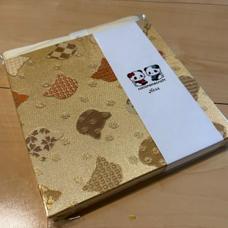 もっとラジキュー❤️新商品❤️ 15×15㌢　24山　きなり和紙　バンド付き