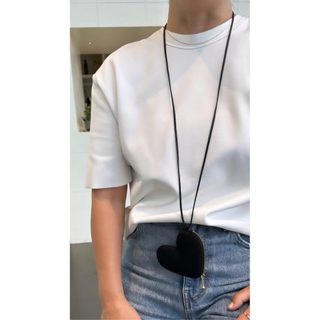 ミニハートネックレスBLACK