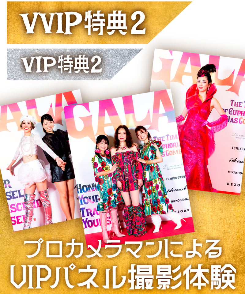 2DAYS】【VIP】JAPAN FASHIONISTA GALA2026 チケット | J