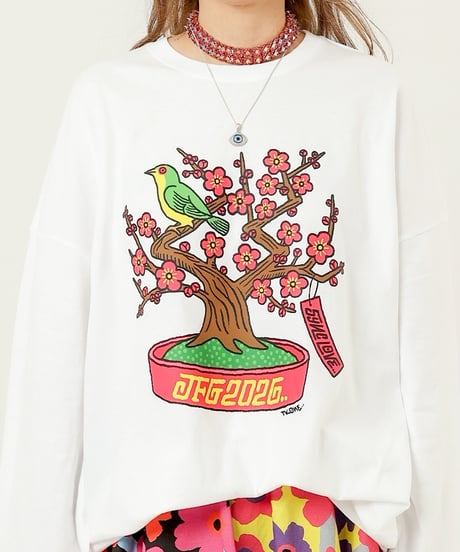 JFG2026 オフィシャルロングTシャツ+オリジナルブランケットセット［ホワイト］