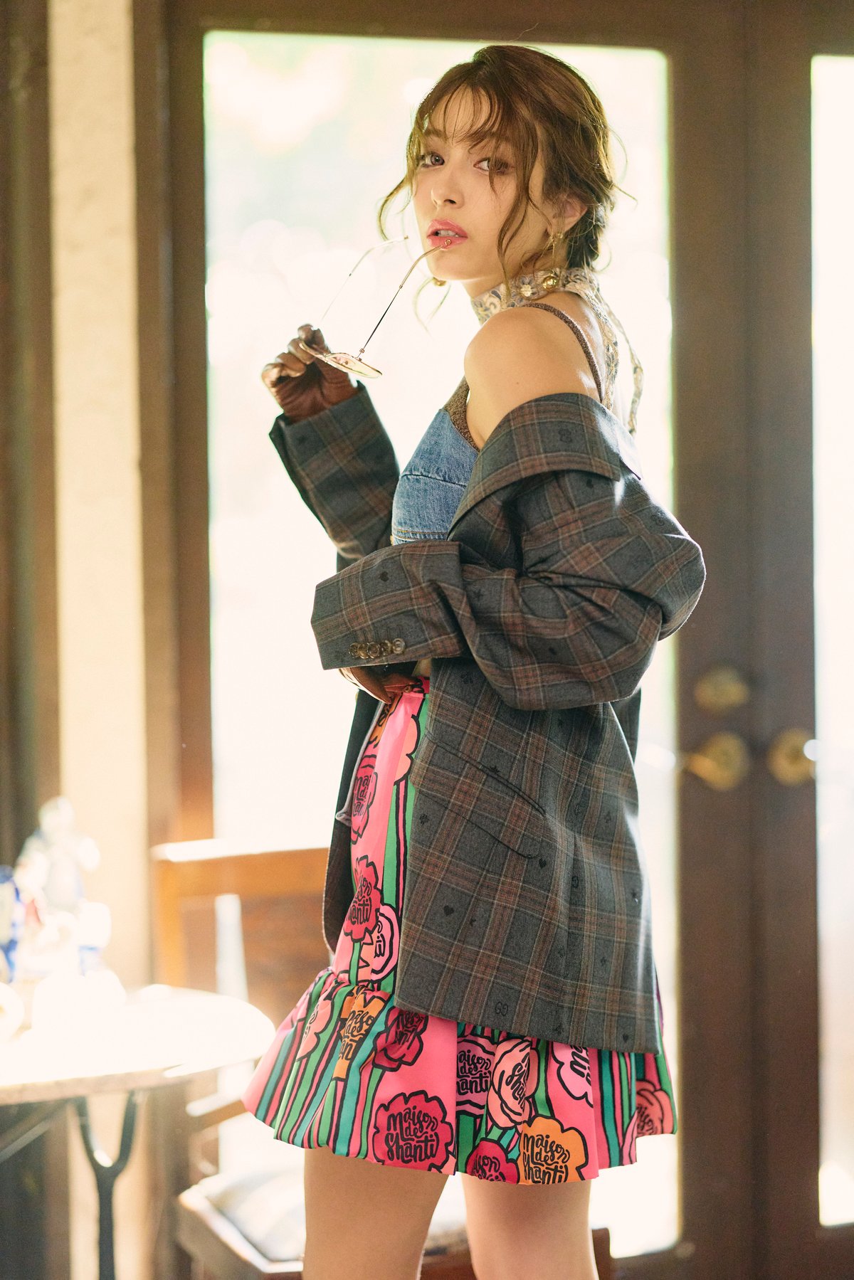 フリルミニスカート［ピンク］ | MAISON DE SHANTI