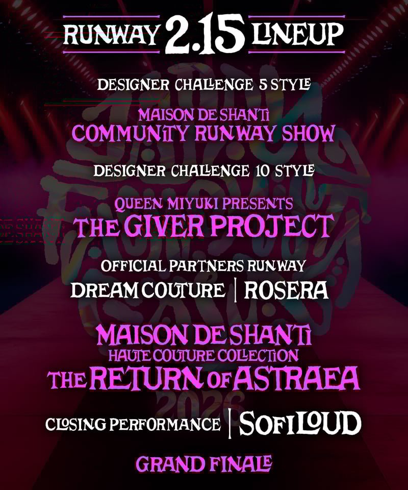 増席！【2DAYS】【A席】JAPAN FASHIONISTA GALA2026 チケット |