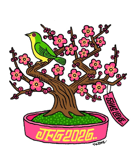 JFG2026 オフィシャルロングTシャツ+オリジナルブランケットセット［ホワイト］