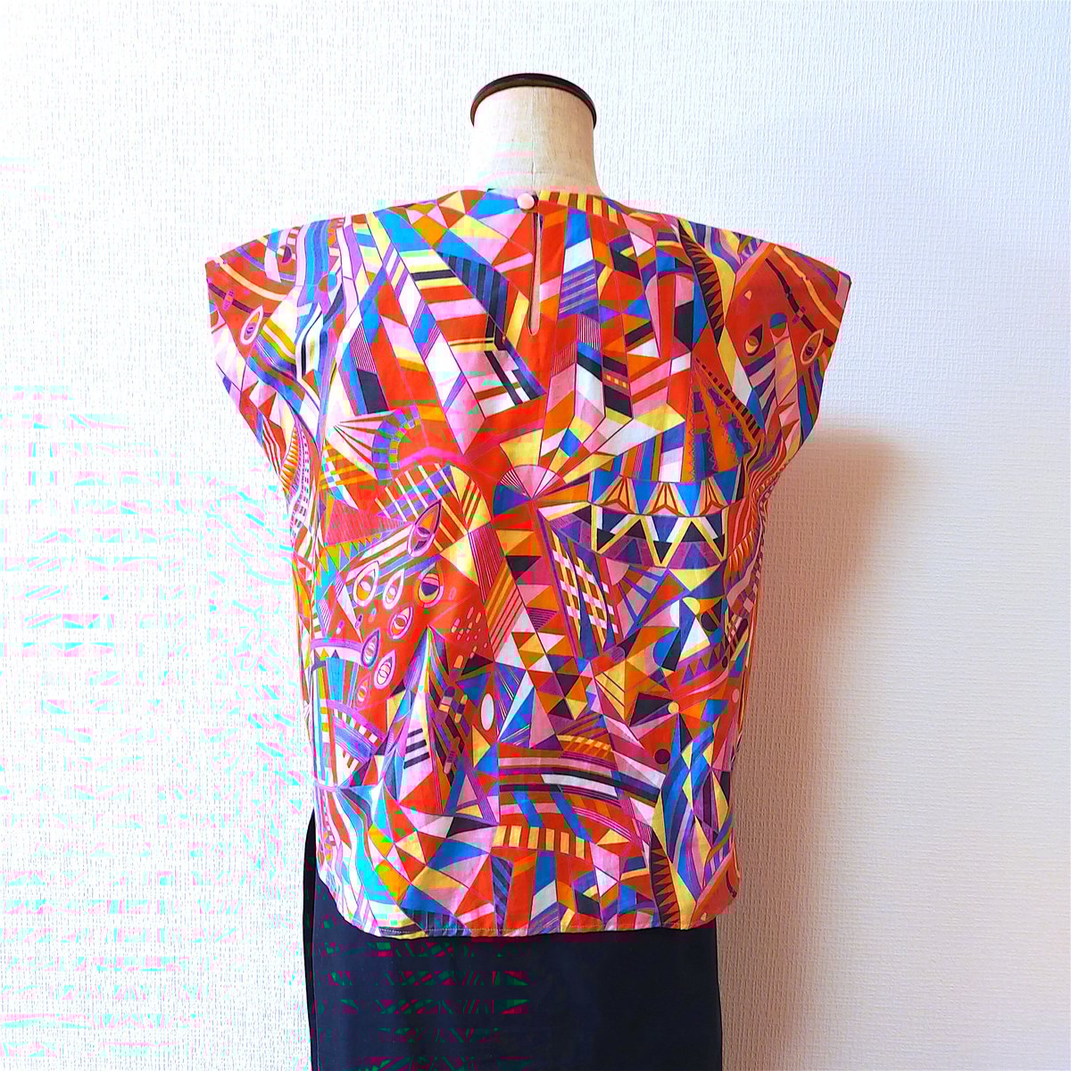 アフリカンプリント　フレンチストレート アフリカンプリントフレンチストレート