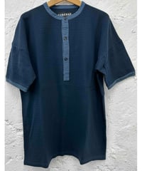 ユーロヴィンテージワッフル！！『RAISIN』ヘンリーT　 ネイビー