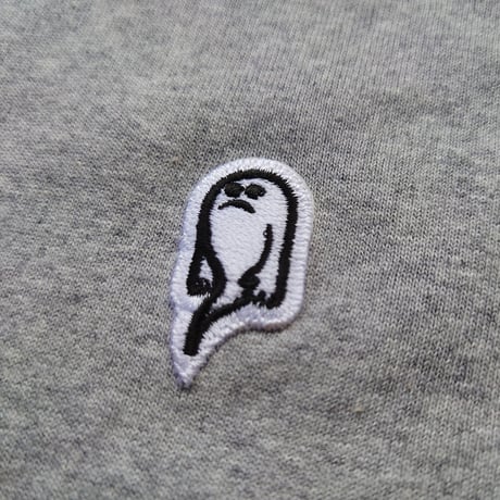 マブイくん・ベースボールTシャツ（ヘザーグレー×スミクロ）