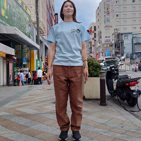 地獄突き（ライトブルー）左胸プリントも見てね