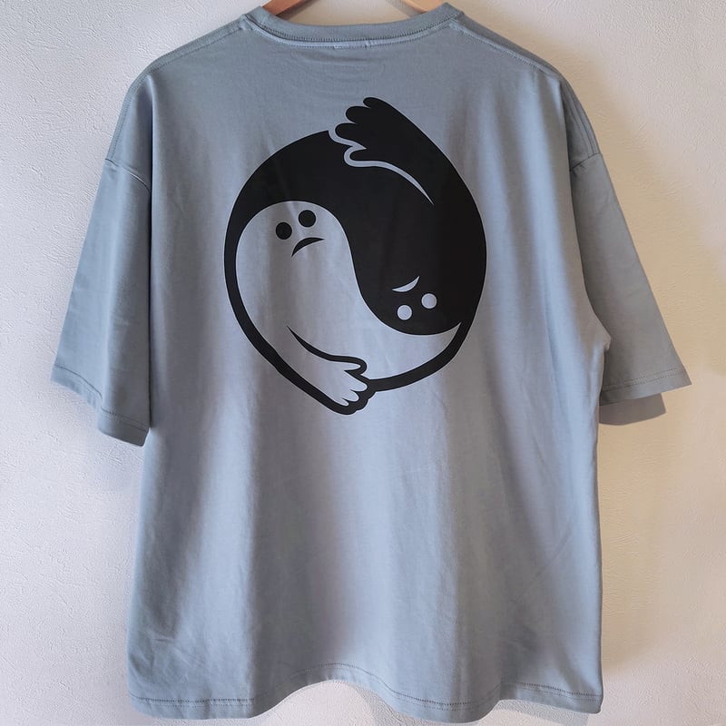 ビッグシルエットT・マブイぐるぐる左胸プリントも見てね（アシッド