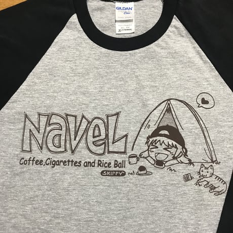 NAVEL オフィシャルブートレッグ　七分袖 ラグラン