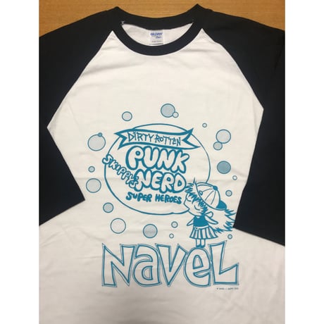 NAVELxSKIPPY  PUNK NERD ③　七分袖 ラグラン