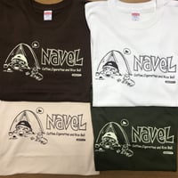 NAVEL オフィシャルブートレッグ　Tシャツ①（ロゴ右）SKIPPYロゴ有