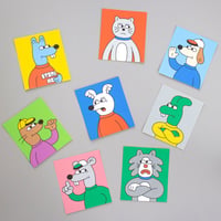 Set of 8 stickers