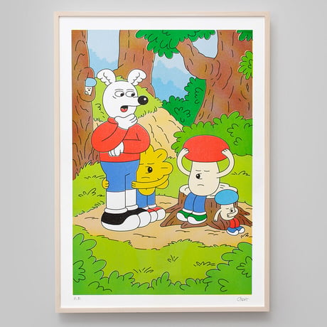 Risograph poster E