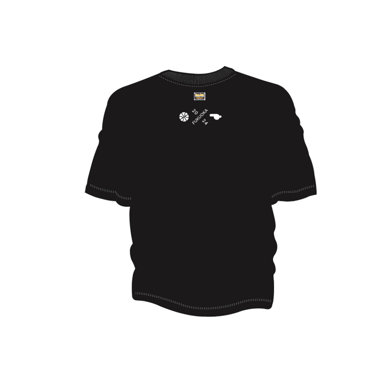 2024福岡インターハイ レフリーウェア Tシャツ【BLACK】 | TRIPLE DOUBL