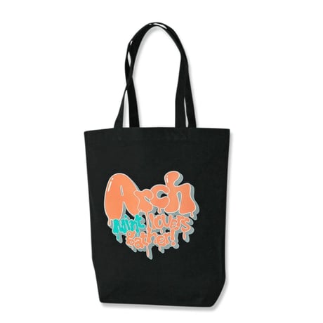 ice cream lover tote bag 【black】A224-102
