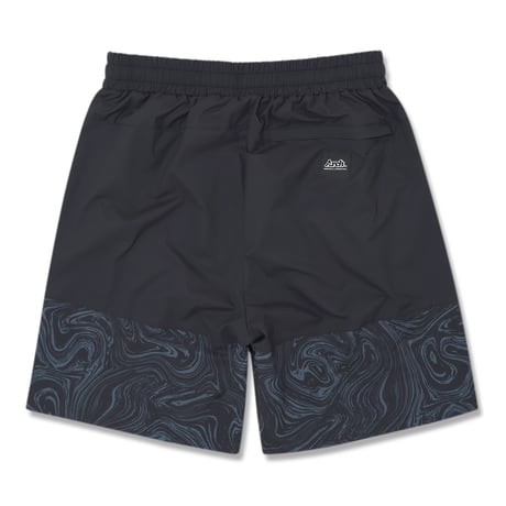 Arch marble section shorts 【black】B125-103