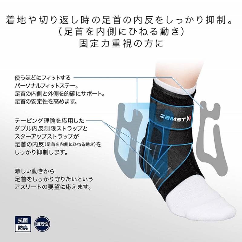 ザムスト A1 (足首用サポーター 左右別) | TRIPLE DOUBLE KOKURA ザムスト A1 (足首用サポーター 左右別) | TRIPLE DOUBLE KOKURA
