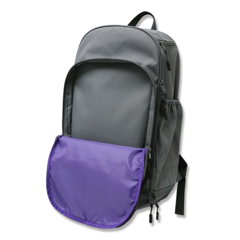 Arch workout backpack 2.0 【gray/purple】A225-107
