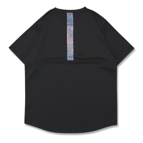 Arch marble section tee [DRY]【black】T125-102