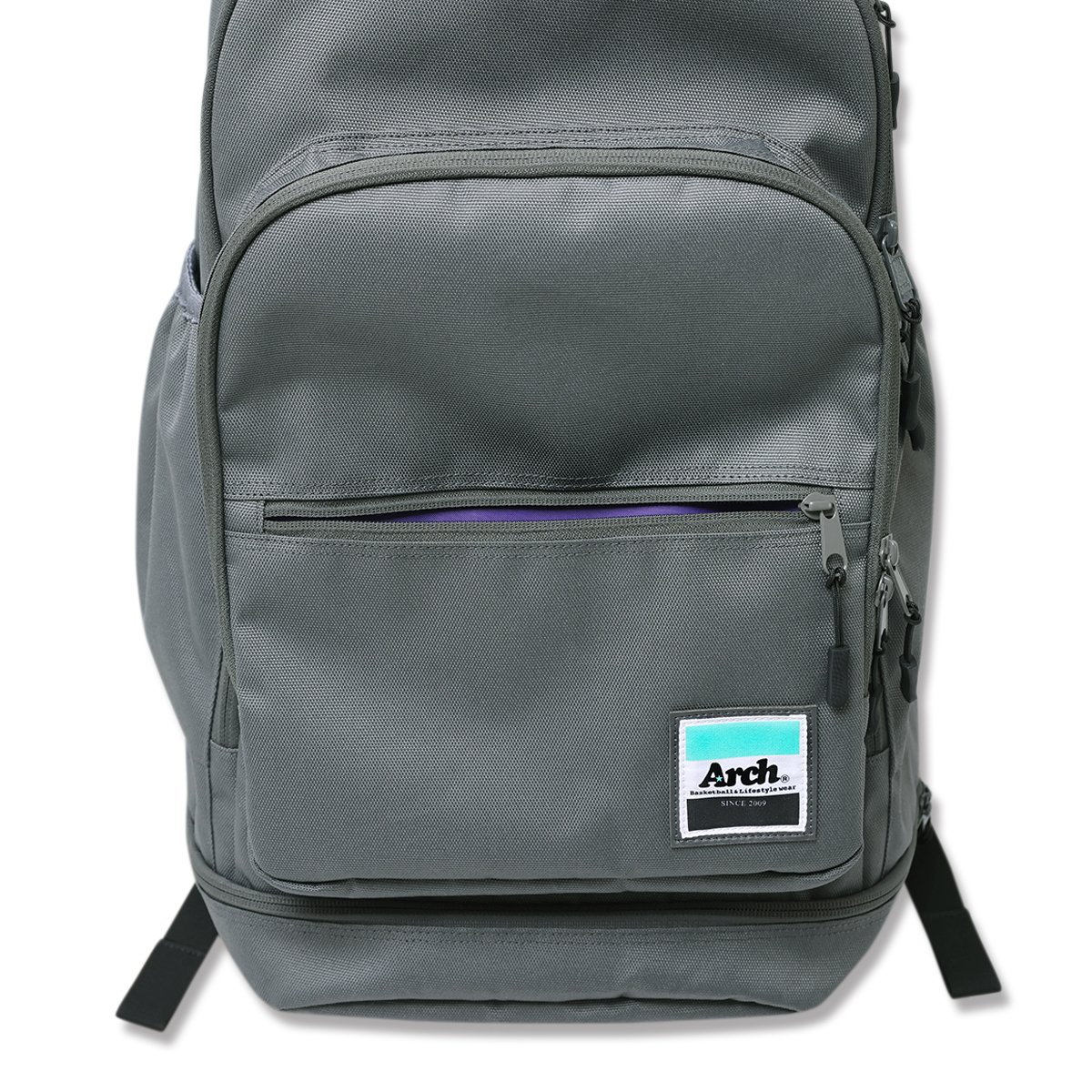 Arch workout backpack 2.0 【gray/purple】A225-107