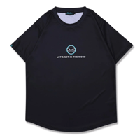 college BB tee [DRY]【black】T124-161