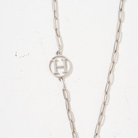 【9.27(sun)21:00- PRE-ORDER開始】H-emblem DIE  NECKLACE(Soft sliver)