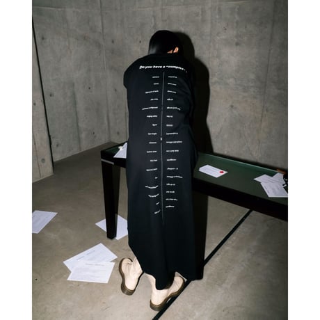 Long length cut off L/S T（Black)