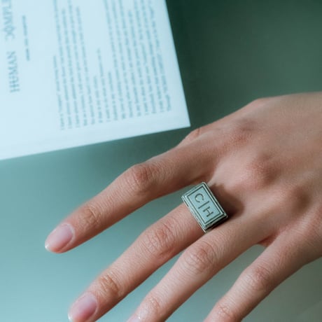 【4.29(thr)21:00-RE-STOCK】Sealing  Ring（Silver)