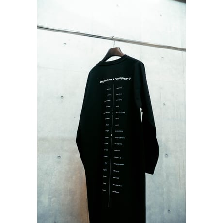 Long length cut off L/S T（Black)
