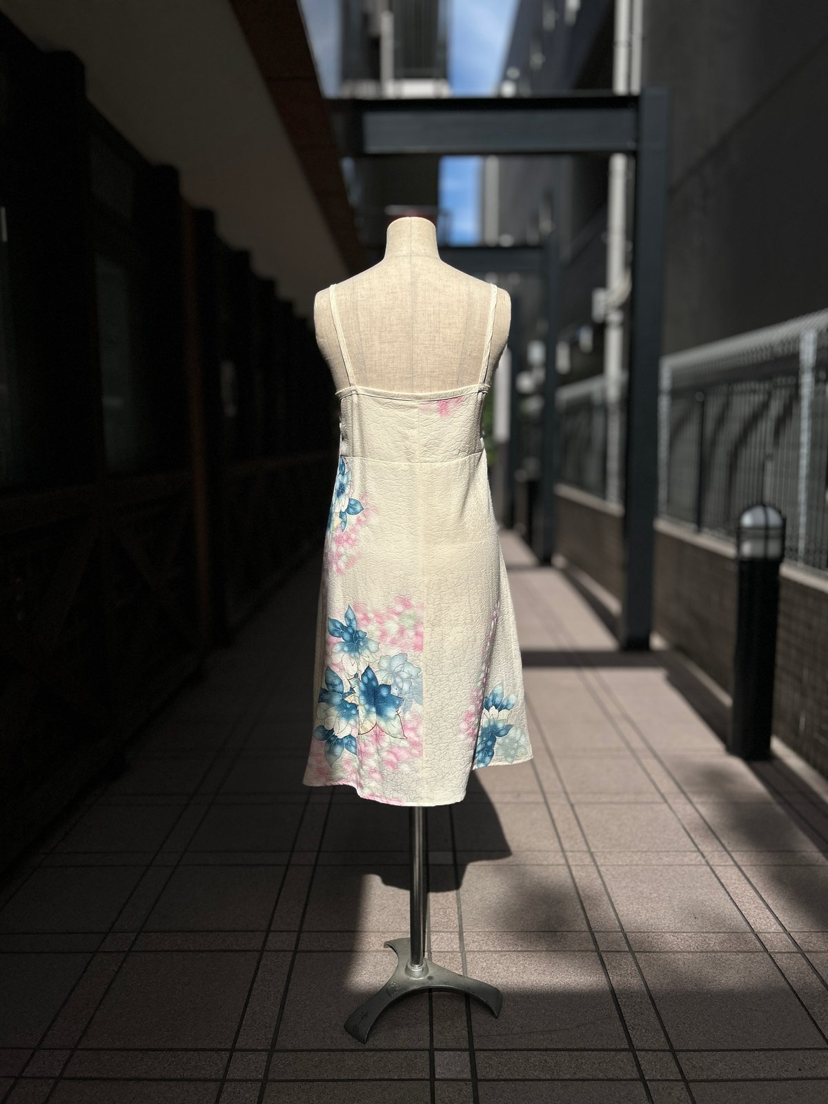 ゑ筆 F;de Tokyoブランド作品】キャミソール・碧陽(へきよう)の花 