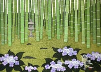 大津一幸 版画 晴れの鳥海山 | ギャラリー梟 オンラインショップ