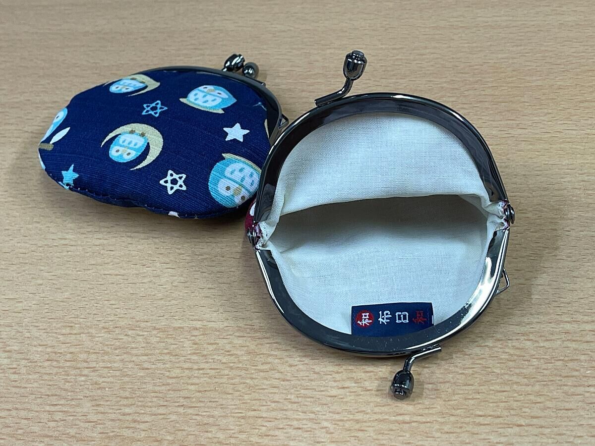 和布日和 丸小銭入れ 赤・紺 | ギャラリー梟 オンラインショップ 