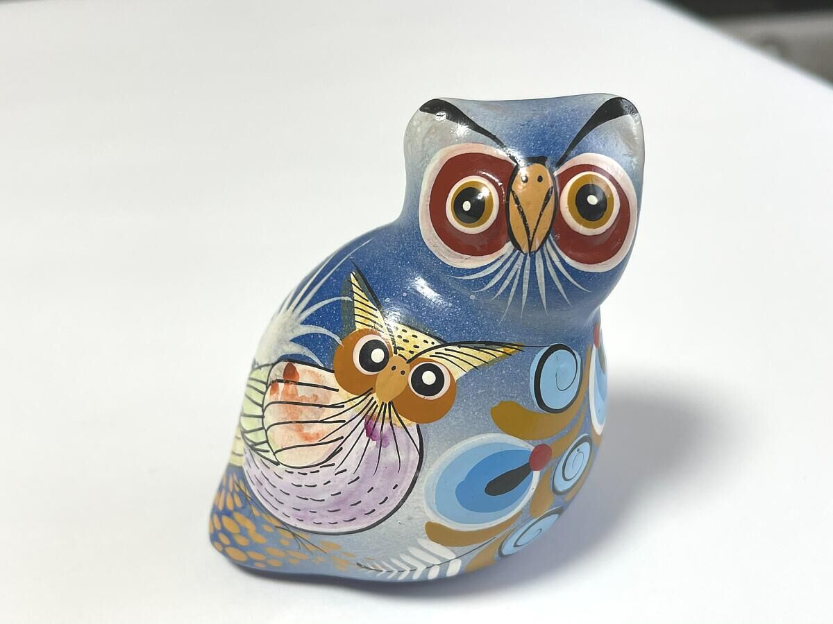 梟　オブジェセット ふくろう フクロウ 梟 置物 かわいい おしゃれ 木製 オブジェ