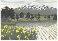 【木版画/送料込】大津一幸　不意の雪 大津一幸版画作品集 | ギャラリー梟 オンラインショップ
