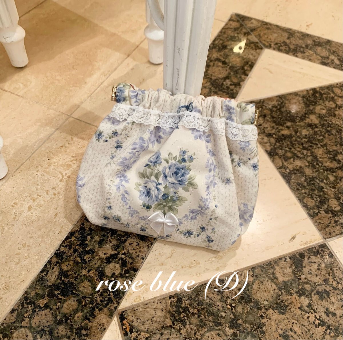 handmade  ∞   skip 　ぱくぱくポーチ　パープル Flex frame pouch (gather ver.) | Chape.