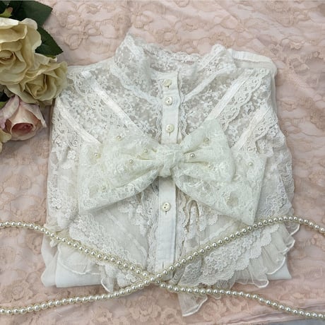 lace perl ribbon valletta