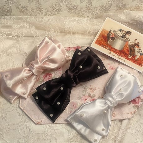 satin perl ribbon valletta