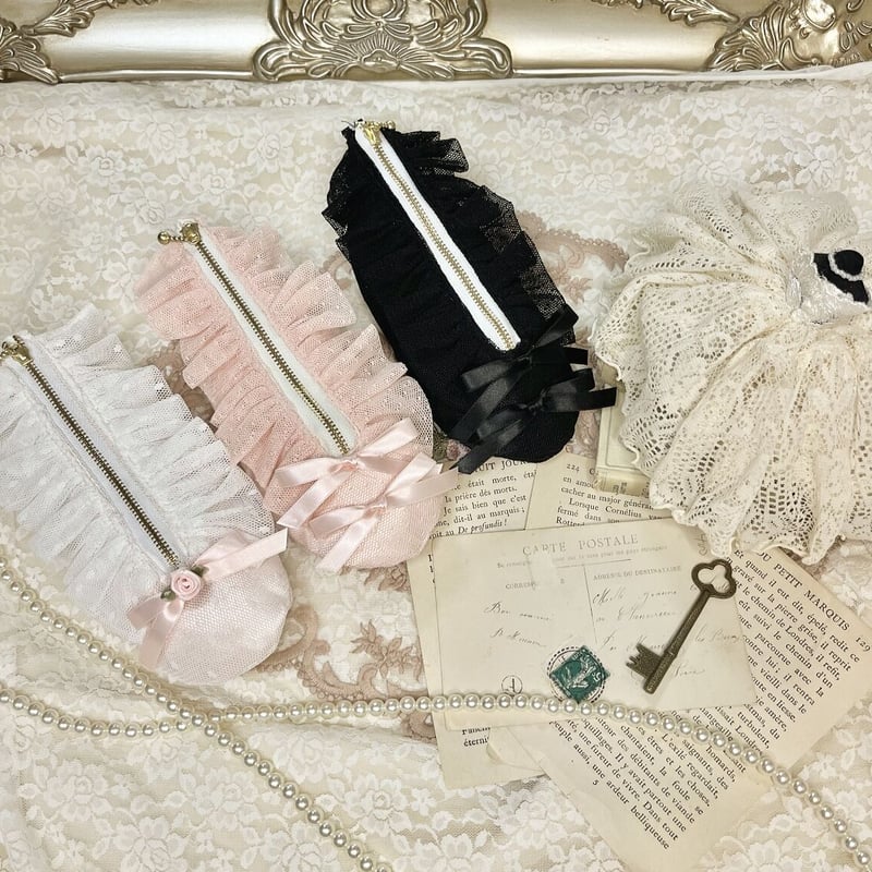 レペット　ペンケース　バレエ　リボン Ballet shoes pen case (No,3) | Chape.