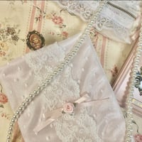 lace dot pink book cover
