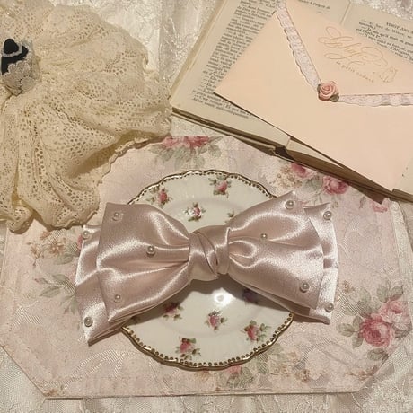 satin perl ribbon valletta
