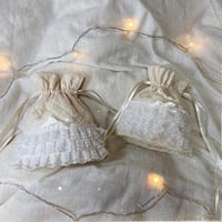 Mini lace drawstring pouch quilting ver.②