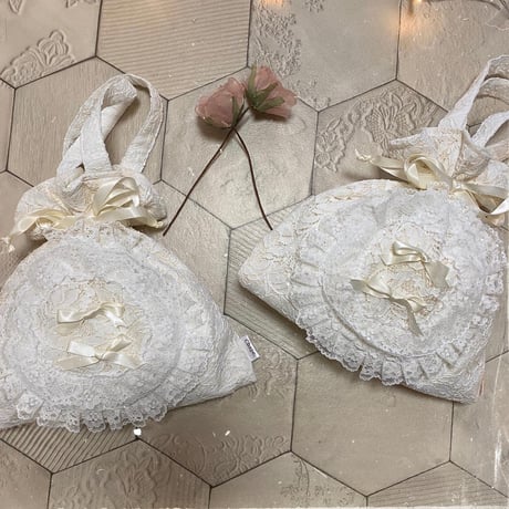 Lace drawstring bag①